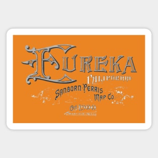 Eureka 1900 Sanborn Map Magnet